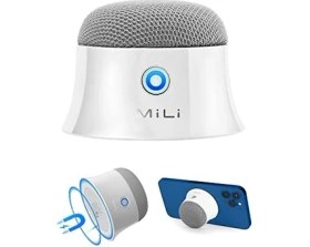Resim Mcreative Küçük Mıknatıslı Bluetooth Hoparlör, İphone 12/13 Serisi Için, Mini Duş Hoparlörü, Golf Arabası Için Monte Edilebilir, Gerçek Kablosuz Taşınabilir Bluetooth Hoparlör 