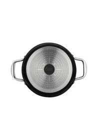 Resim Fms Karam İndüksiyon Titanyum 24 Cm Basık Tencere 