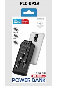 Resim Paleon 20.000 Mah Powerbank 4 Kablolu 