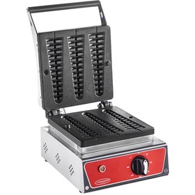 Resim CSA Karacasan Elektrikli Döküm Çubuk Waffle Makinesi 3 Lü 