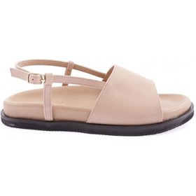 Resim Dgn 3015-23y Kadin Kalin Bantli Sandalet 3015-2261-R12632 Ten Rengi 