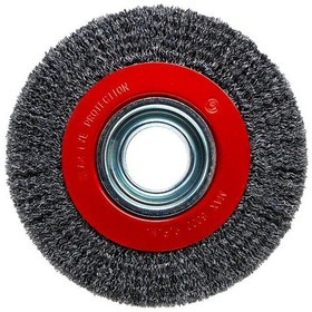 Resim Hawk Ha10177 Saçaklı Dairesel Tel Fırça Gri Telli 150x25 Mm 