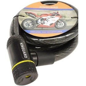 Resim Motosiklet Taıwan Kilit Halat Kalın Kablo Çelik Tel 25 1500mm Motor Kilit 