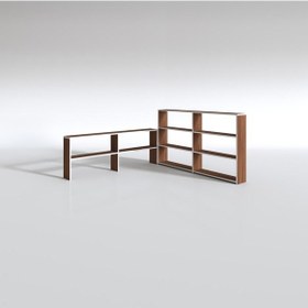 Resim Kenzlife Kitaplık Süper Ga 150 160 19 Cvz 5 Katlı 2 Bölme Çift Bölme Opsiyonlu Ofis Mutfak Banyo Dolabı Arkalıksız Çok Renkli 