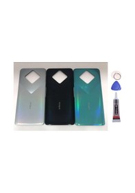 Resim İnfinix Zero 8i Siyah Arka Kapak Batarya Kapağı Pil Kapağı Yapışkan Ve Sökme Aparatıyla Beraber Full Set Siyah 