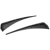 Resim Reedark 2016-2018 Honda Civic İçin Yan Havalandırma Dekoru - Abs Malzeme, Çizilme Ve Aşınmaya Karşı Dayanıklı, Mat Siyah. 