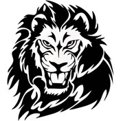 Resim Genel Markalar Aslan Tasarımlı Oto Motor Laptop Duvar Folyo Sticker 40 X 44 