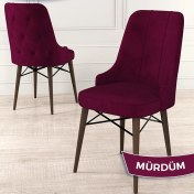 Resim Canisa Concept Araz Serisi Babyface Ithal Kumaş Sandalye Ceviz Gürgen Ayaklı 1 Adet Sandalye 