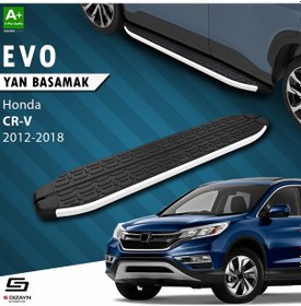 Resim S-dizayn Honda Cr-v 4 Evo Aluminyum Yan Basamak 173 Cm 2012-2018 A+ Kalite 