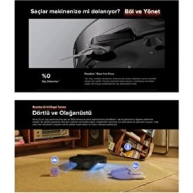 Resim Xiaomi Roborock 22000PA Ultra Emiş Güçlü Premium Akıllı Robot Süpürge - Kendini Temizleme - Kenar Temizleme 
