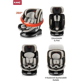 Resim Kanz Safe N Rest I-size Oto Koltuğu Siyah 