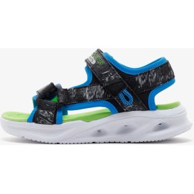 Resim Skechers Sola Glow Sandal - Aquatastic Büyük Erkek Çocuk Siyah 