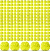 Resim Wezone Tek Kullandım Dövme Mürekkebi Bardakları Sarı Renkli 200 Adet/ Kutusu Sabit Tabanlı Kalın Duvarlı Hijyenik Dövme Malzemesi 