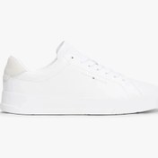 Resim Tommy Hilfiger TH COURT LTH DETAIL ESS Erkek Beyaz Sneaker FM0FM05367YBS 