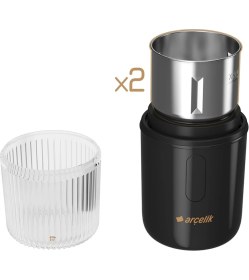 Resim Arçelik Pratik Çift Hazneli Baharat Öğütücü, Hızlı ve Kolay Kullanım 