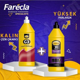 Resim Süper İkili Farecla G3 Pasta 1lt Farecla G3 Cila 1lt 