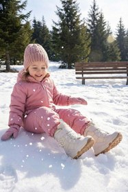 Resim Ndrops YSEYL014 Kız Çocuk Kar Botu Bej 