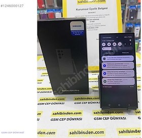 Resim Samsung S24 Ultra İkinci El TR | 256 GB 12 GB | Siyah 