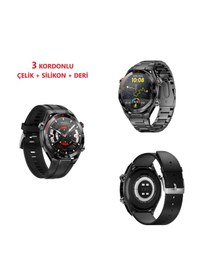 Resim Vwar Ultimate 2 SK55 1.54" 3 Kordon Büyük Kasa Kalobee Akıllı Saat(İthalatçı Garantili) 