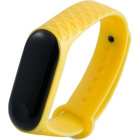 Resim Lemestar Mi3 Akıllı Bileklik İçin Değiştirilebilir Tpe+tpu Kordon, Ergonomik Tasarım, Konforlu Taşımak, Sarı Renk 