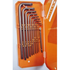 Resim Makro Yapı 9 Parça Yıldız Uzun Alyan Takımı Allen Seti Bits Uçlu 