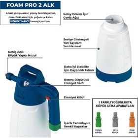 Resim IK SPRAYERS IK FOAM Pro 2 Alkali KÖPÜK Yapıcı Kimyasal Dayanımlı Basınçlı Pompa 2 Litre 
