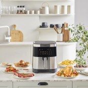 Resim Karaca Gourmet 9L Smart Color Screen Geniş Hazne Inox Airfryer 