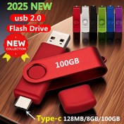 Resim 100GB Gerçek Kapasiteli USB 2.0 OTG Flash Sürücü - Android/iOS için Yüksek Hızlı Taşınabilir Harici Depolama, 512MB/8GB/100GB Seçenekleri, Type-C & USB-A Adaptörler, Dayanıklı Kompakt Tasarım, Veri Aktarımı | Kompakt Flash Sürücü | Sağlam Gövde 