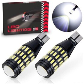 Resim Padalink 2 Adet T15 W16w 4014 51 Smd Led Arka Geri Dönüş Işığı, 6500k Xenon Beyaz, 779lm, Canbus Hata Yok, 12v-24v, 50.000 Saat Ömür 