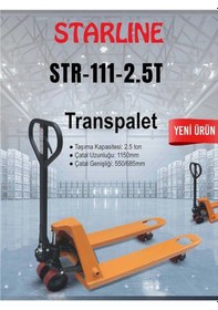 Resim Starline Str-111 2,5 Ton Transpalet 