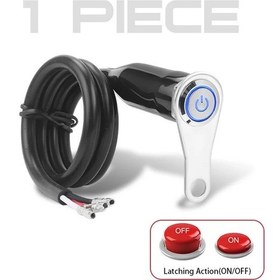Resim Led Motosiklet Far Anahtarı On-off Gidon Paslanmaz Çelik Ayarlanabilir Dağı Su 1pc Büyük Britanya 1 ADET 