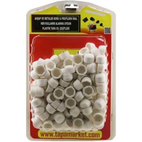 Resim M8 Somun Kapağı (beyaz) 