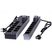 Resim Uls Rack Kabinet Sigortalı 6 Lı 19 İnc Alüm.Grup Priz 
