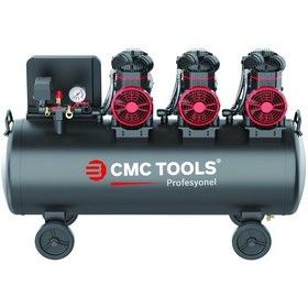 Resim Cmc Premium 100 L 6 HP Sessiz Yağsız Hava Kompresörü 