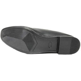 Resim Bienn 5603 Deri Trend Fashıon Kadın Babet Sıyah 