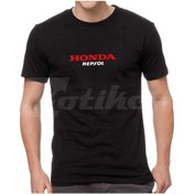 Resim Honda Repsol Tasarım Motorcu Tişörtü Beyaz Kırmızı 