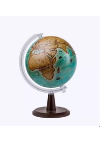 Resim Gürbüz Işıksız Antik Modern Küre Dünya Haritası 26 CM 