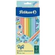 Resim Pelikan Kuru Boya Kalemi Pastel Renkler 12 Li 701143 