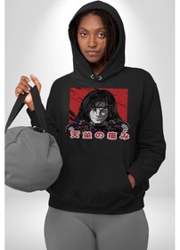 Resim Orochimaru Anime Kadın Erkek Siyah Kapüşonlu Sweatshirt Hoodie Siyah 