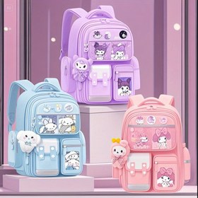 Resim Sanrio için for cinnamoroll & için for my melody Sırt Çantaları - Sevimli ve Dayanıklı Oxford Kumaş, Ayarlanabilir Askılar, Çoklu Bölümler, Fermuar Kapatma, Gençler için Mükemmel Noel ve Yeni Yıl Hediyesi, Gençlik Sırt Çantası | Eğlenceli Sırt Çantası | Ayarlanabilir Askılı Sırt Çantası 