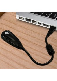 Resim AoGo Kablolu USB 5hV2 Sound Harici Ses kartı 