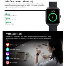 Resim Zeblaze Gts 4 1.94" Amoled Ekran Fitness Ve Sağlıklı Yaşam Akıllı Saati (Distribütör Garantili) 