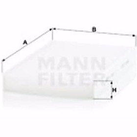 Resim Citroen C4 Coupe 1.4 16V 2004-2011 Mann Polen Filtresi 