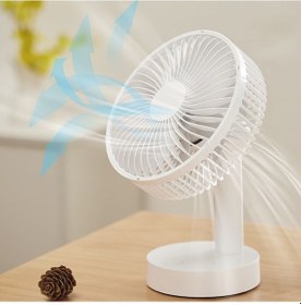 Resim Mini Usb Masa Vantilatörü 5w Güç 4 Hız Taşınabilir Pa Pil Yok 