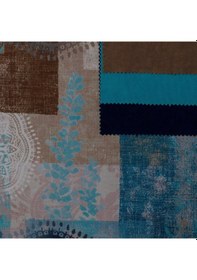 Resim Motifli Patchwork Desenli Dokuma Dijital Baskılı Petek Kumaş 