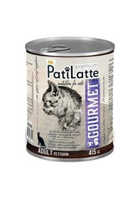 Resim Pati Latte Gourmet Konserve Yetişkin Kedi Maması 24 x 415 G 