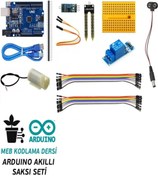 Resim Ponemio Arduino Hazır Proje Akıllı Saksı Proje Seti Meb Robot Kodlama Dersi Hazırlık Seti Arduino Sulama 