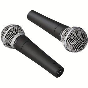 Resim SM58S Profesyonel Sahne Mikrofonu - Dinamik Kablosuz XLR Bağlantılar, Canlı Performanslar, KTV, Podcast ve Kayıt için Siyah Metalik Bitiş, PC için Kablosuz Mikrofon, KTV Mikrofonu, Şık Mikrofon Tasarımı, Dayanıklı Metalik Bitiş 