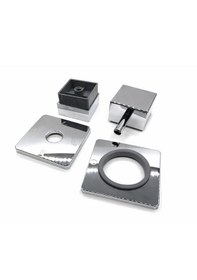 Resim Ayrıntıshop Banyo Duşakabin Kompakt Batarya Yedek Parçaları Krom 