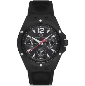 Resim Sergio Tacchini Siyah Silikon Kordon Erkek Kol Saati L.st.1.10142.1 Siyah 